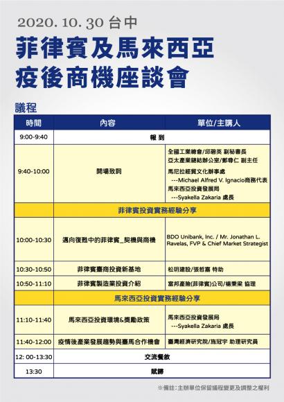 松玥建設受邀---菲律賓及馬來西亞疫後商機座談會 講者之一